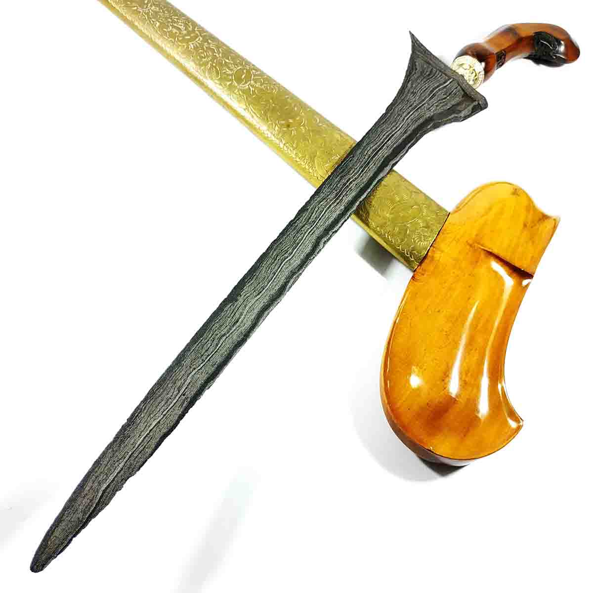 Keris Pamor Sodo Lanang Banyu Mili Unik Tangguh Tuban Sepuh - Gambar 2