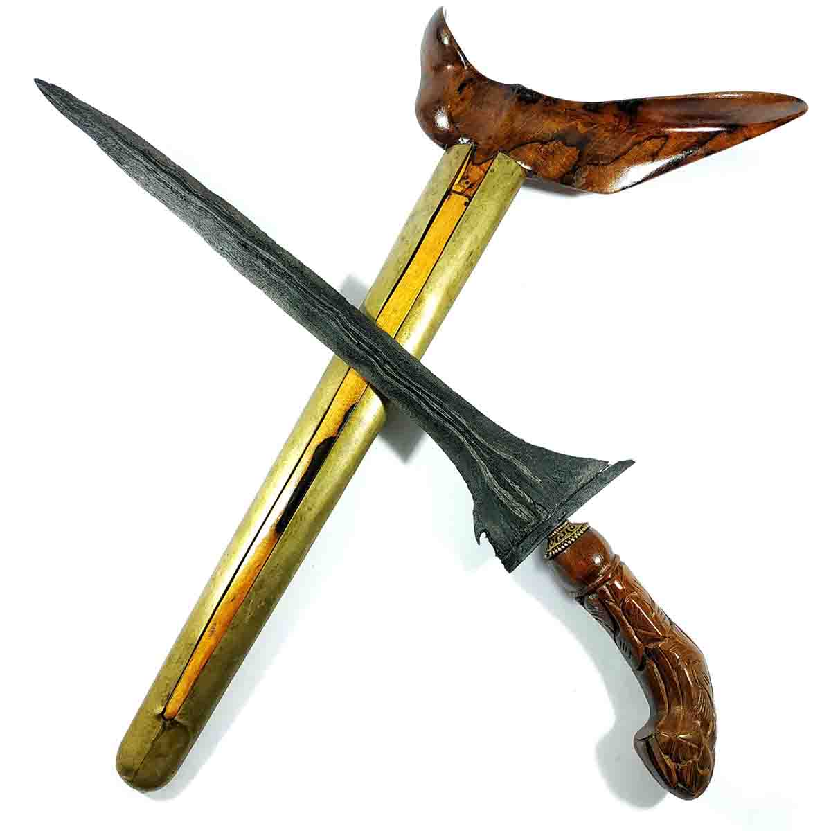 Keris Sempaner Pamor Setro Banyu Pajajaran Kuno