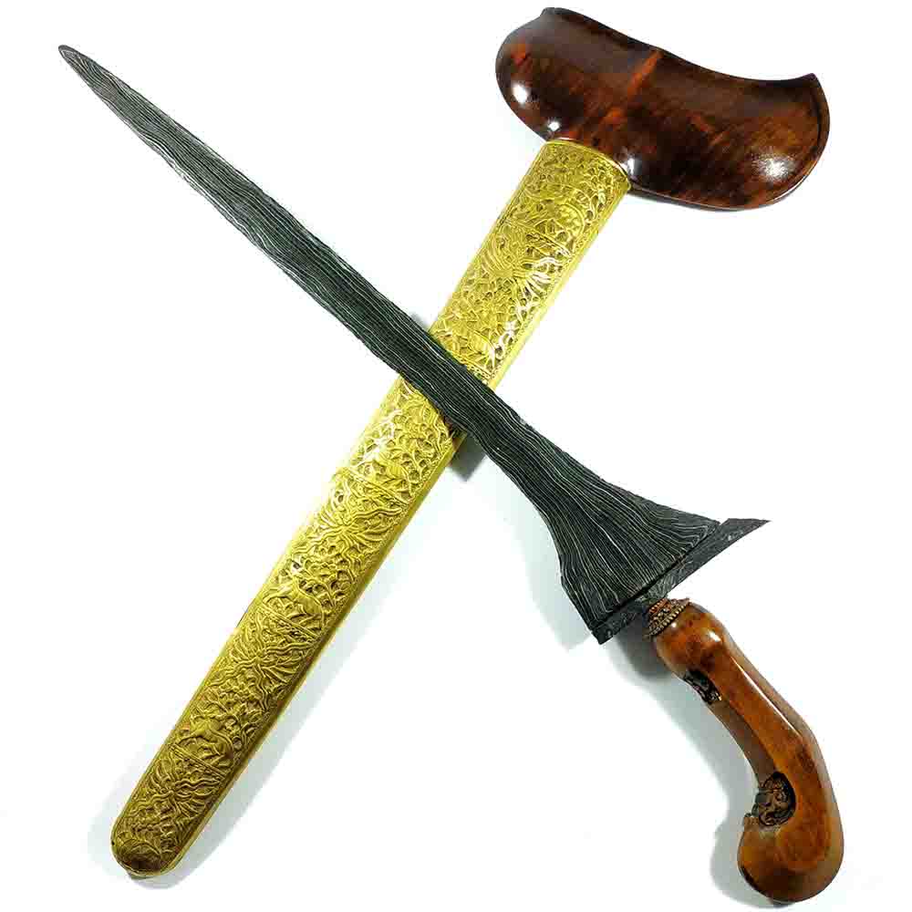 Keris Sepuh Pamor Adeg Singkir Nyekrak Empu Pitrang Blambangan Kuno