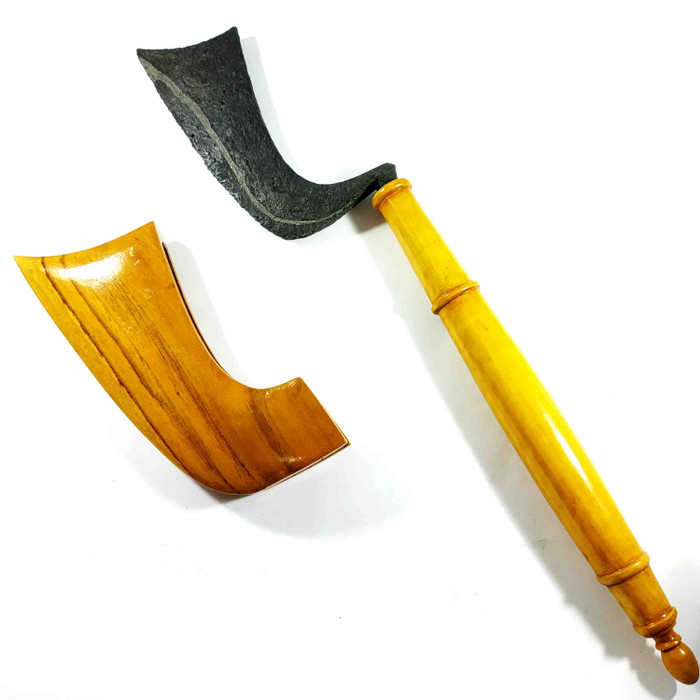 Pusaka Keris Tundih Kudi Petel kapak Kabudhan Berpamor Sodo Sak Ler Asli Kuno