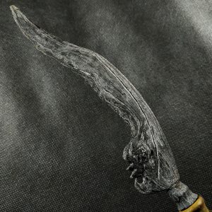 Pusaka Kujang Naga Primitif Tangguh Pajajaran Pamor Banyu Mili - Gambar 3